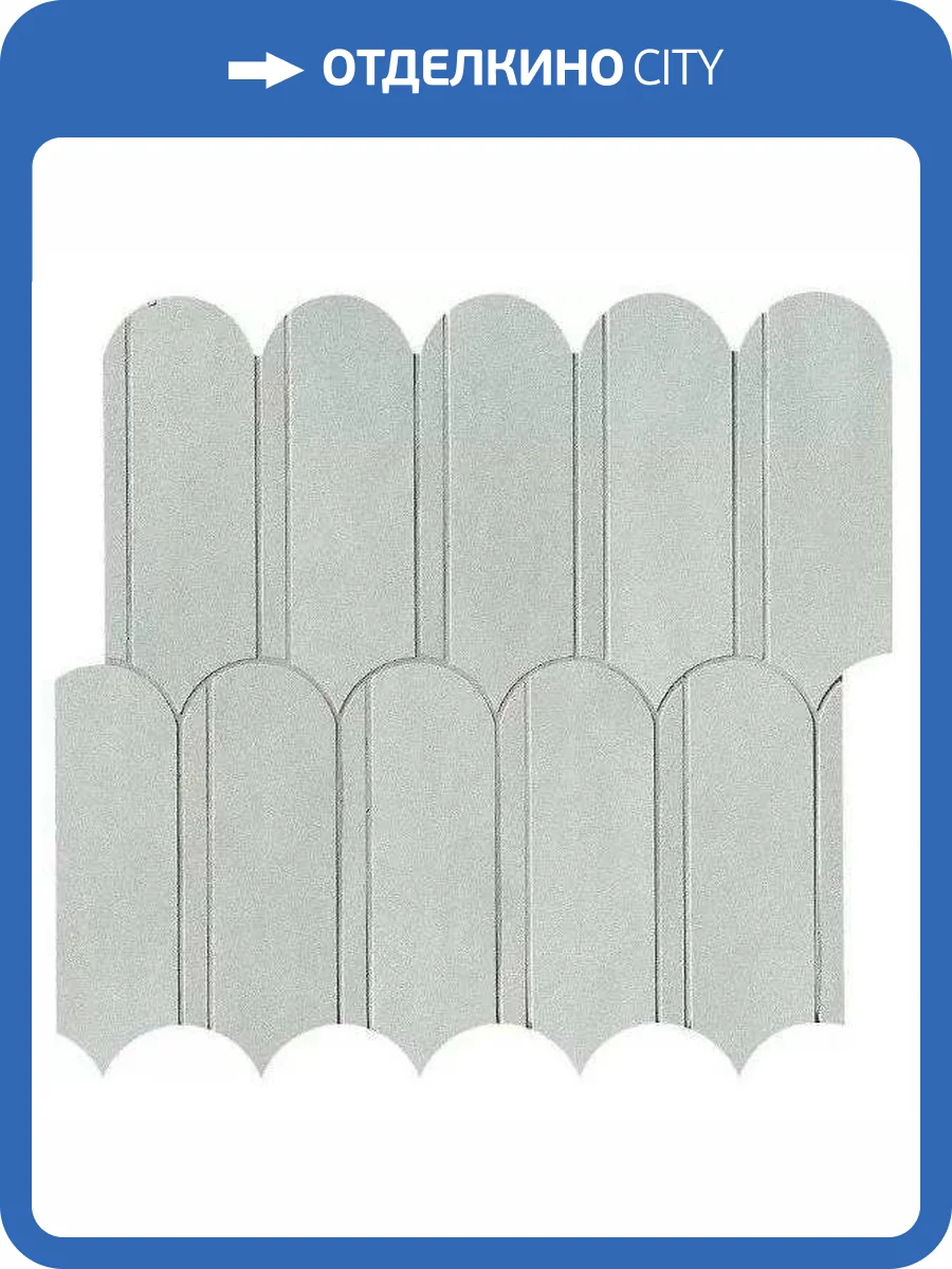 Мозаика FAP Ceramiche Milano Mood fQKS Acquamarina & Perla Archs Mosaico 28.2x31 фото 10