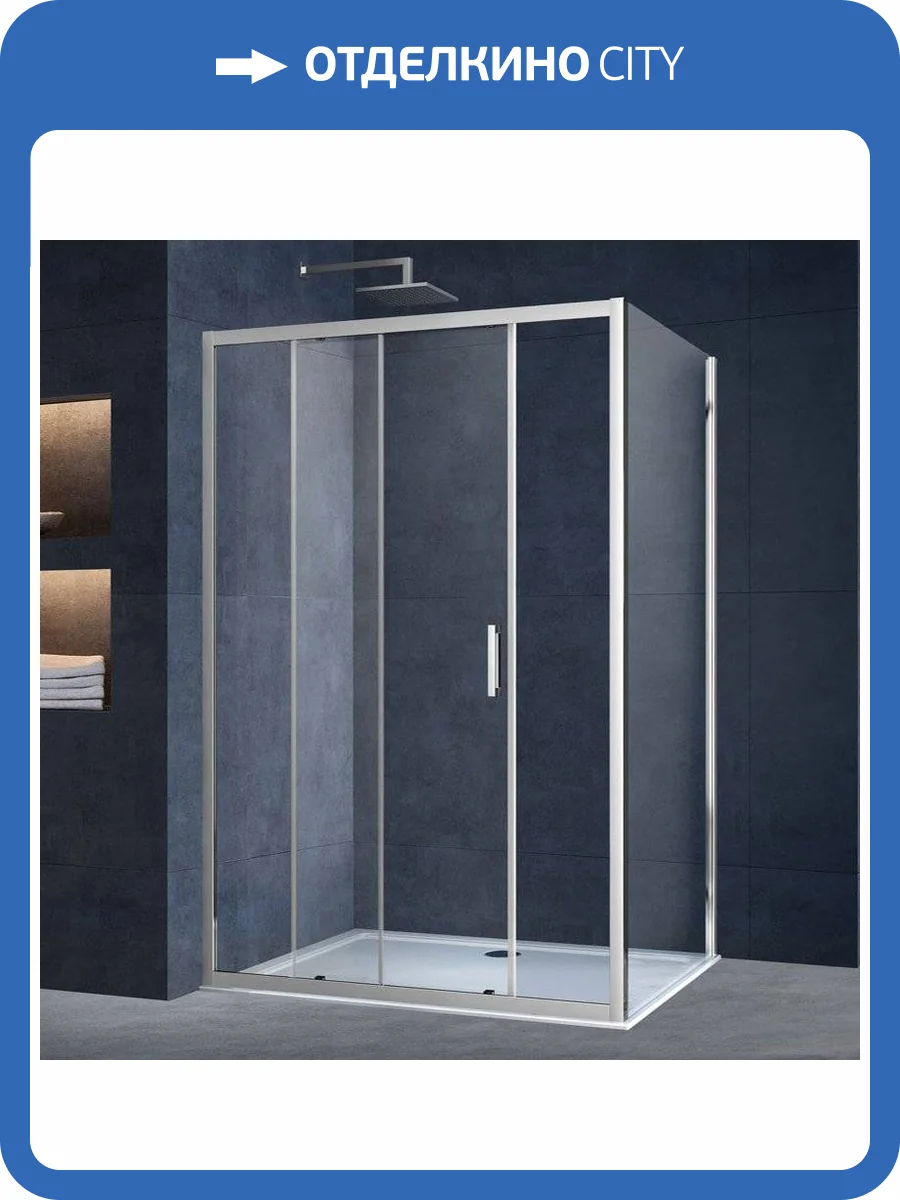 Душевой уголок Vincea Alpha VSR-3AL9013CL 130х90 см, профиль хром фото 9