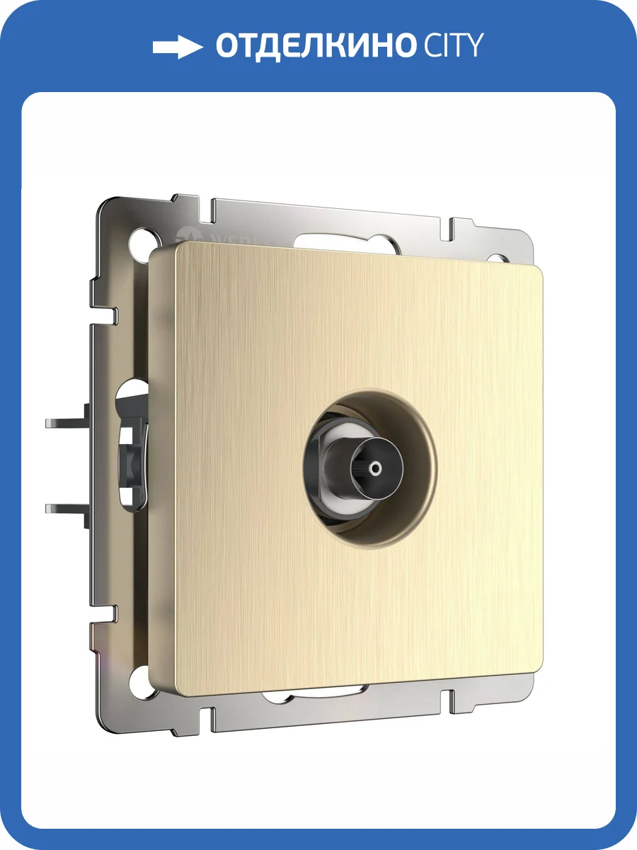 ТВ-розетка оконечная Werkel Встраиваемые механизмы W1183010 фото 5