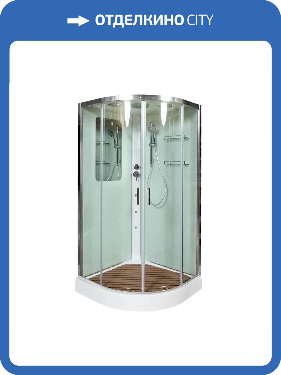 Душевая кабина AvaCan A01GM с гидромассажем, 100x100x220 фото 14