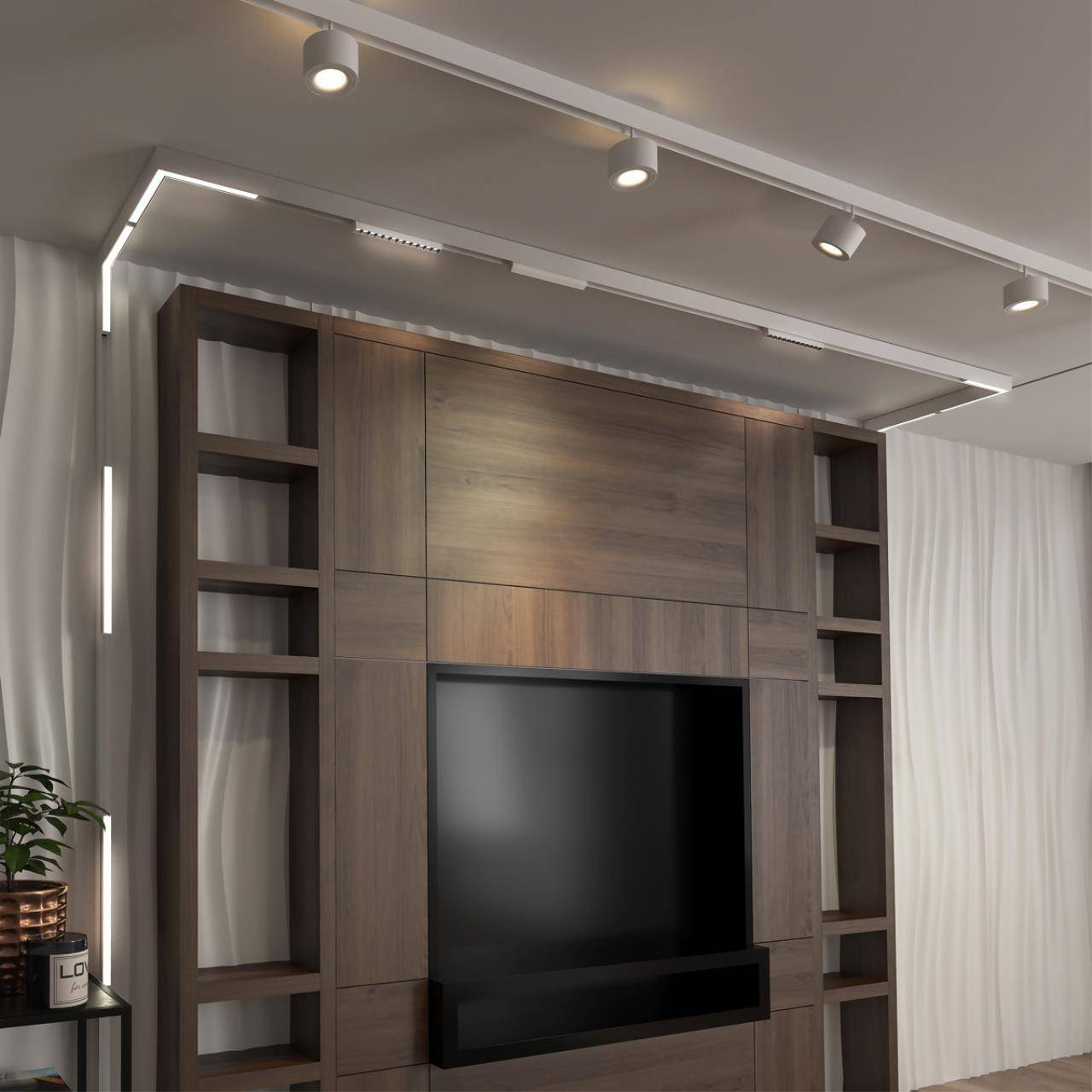 Трековый светодиодный светильник Novotech Shino Flum 358605 фото 3