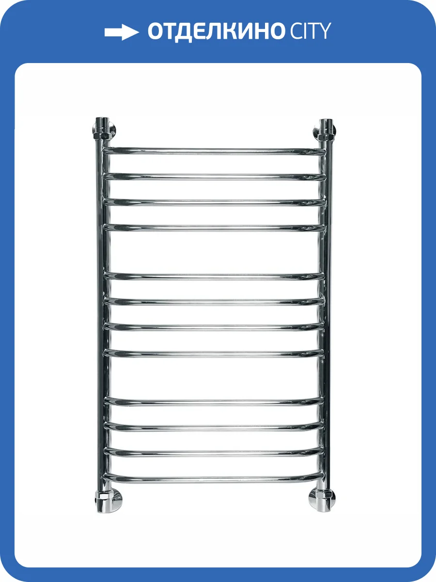 Полотенцесушитель водяной Ника Trapezium ЛТ (Г2) 100/60, хром фото 3