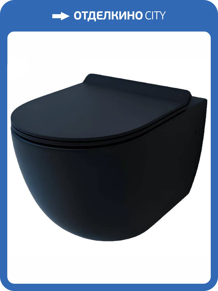Унитаз подвесной Esbano Garcia ESUPGARCBM черный матовый фото 6