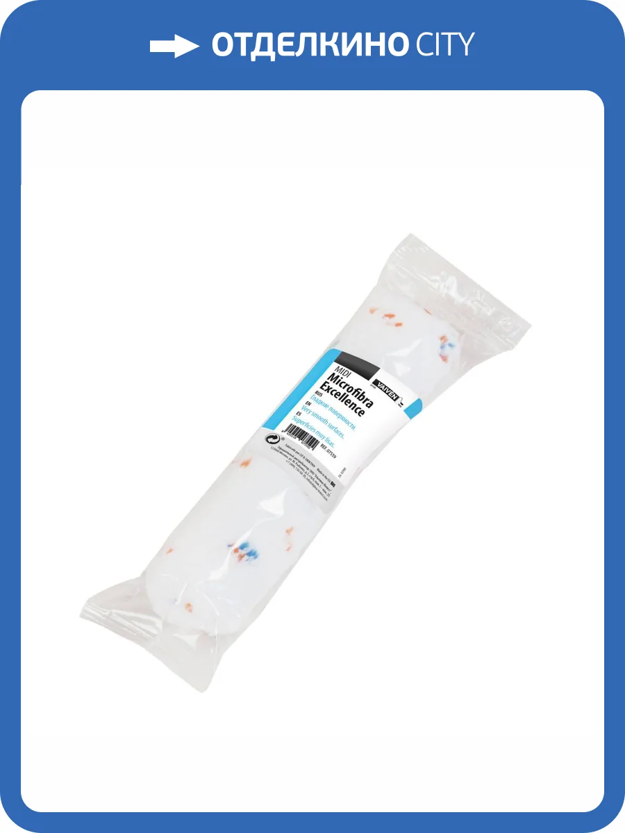 Валик-миди Vaiven микрофибра Ø30 мм для бюгеля 6 мм 110 мм фото 2