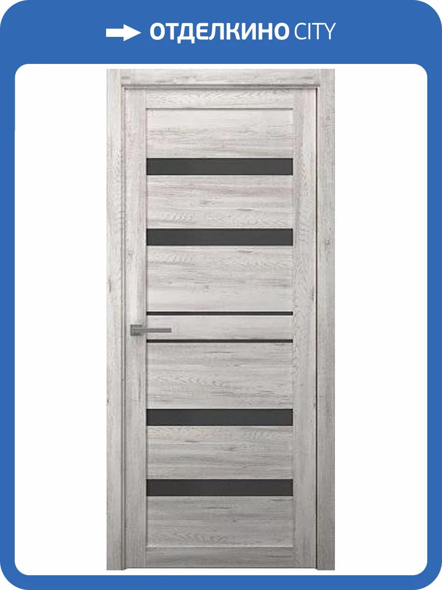 Межкомнатная дверь Albero Мегаполис Дрезден полотно Ель альпийская, стекло графитовое 800x2000 фото 2