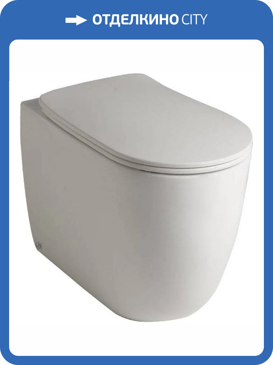 Унитаз приставной Kerasan Nolita 531830 белый матовый фото 6