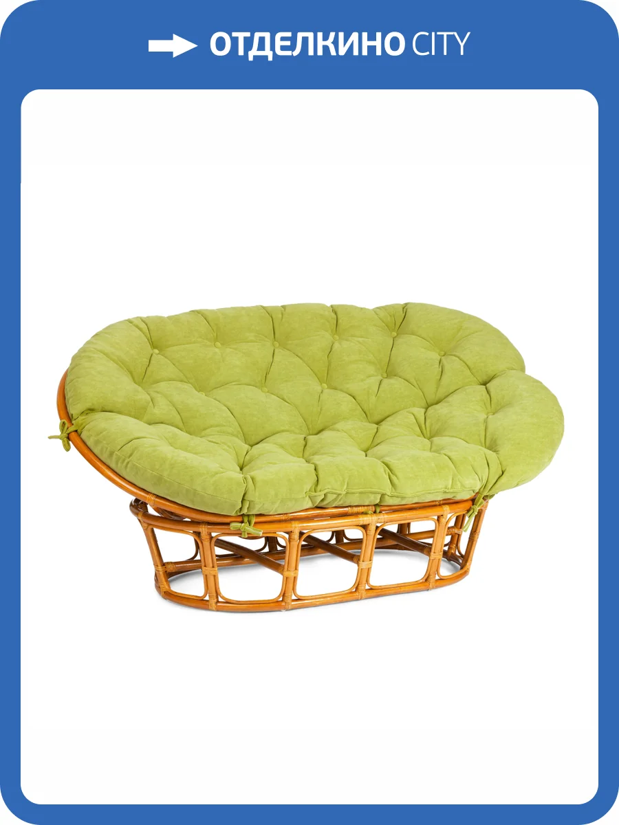 Диван Tetchair Mamasan 23/02 W 24263 Pecan, флок, олива, 23 фото 16