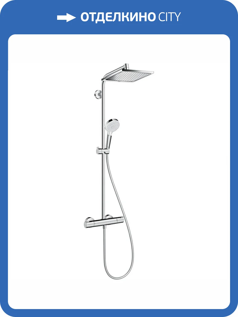 Душевая стойка Hansgrohe Crometta E 27281000 хром фото 3