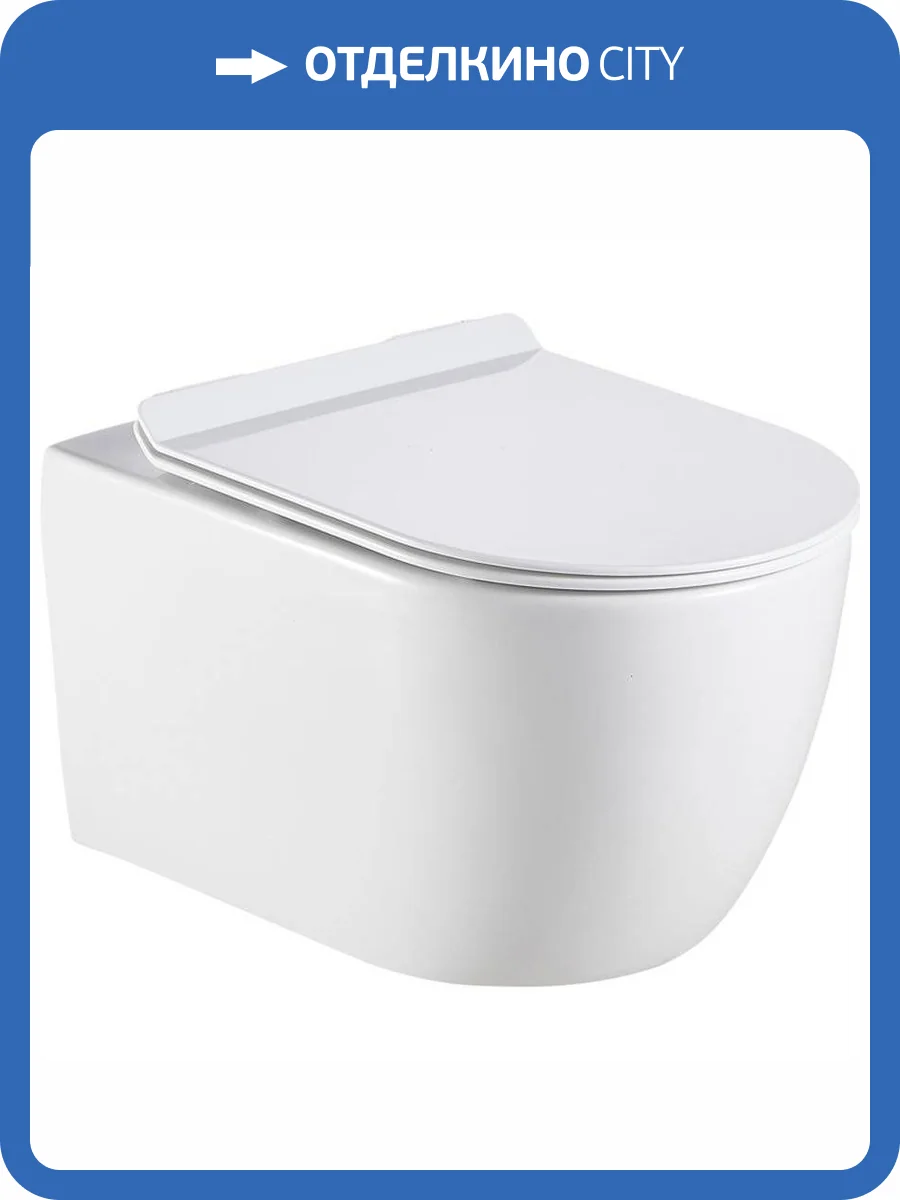 Унитаз подвесной Logan 261951 безободковый, с крышкой-сиденьем микролифт фото 7