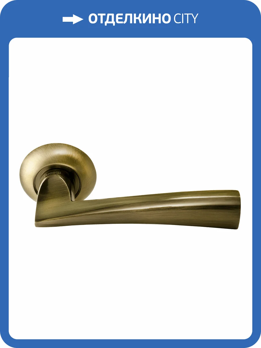 Дверная ручка Rucetti RAP 18 AB Античная бронза фото 2