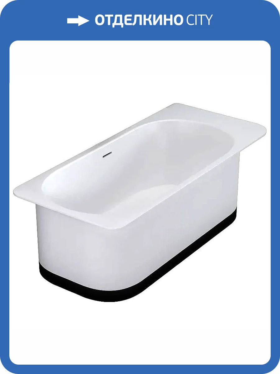 Ванна из искусственного камня Salini Ninfea S-Stone 102721M 180x82 матовая фото 5