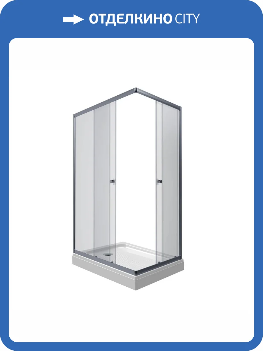 Душевой уголок Triton Вента-хром Щ0000049617 100х80 см с поддоном фото 5
