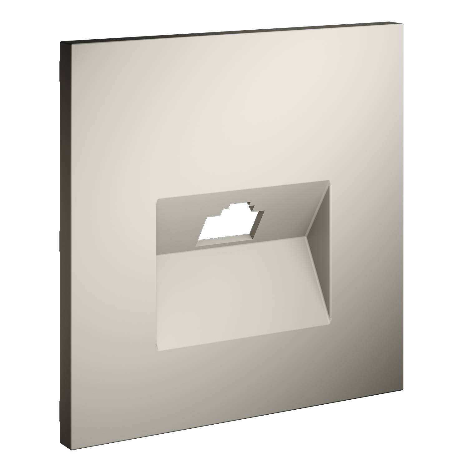 Лицевая панель для компьютерной розетки RJ-45 Voltum S70 VLS001303 кашемир