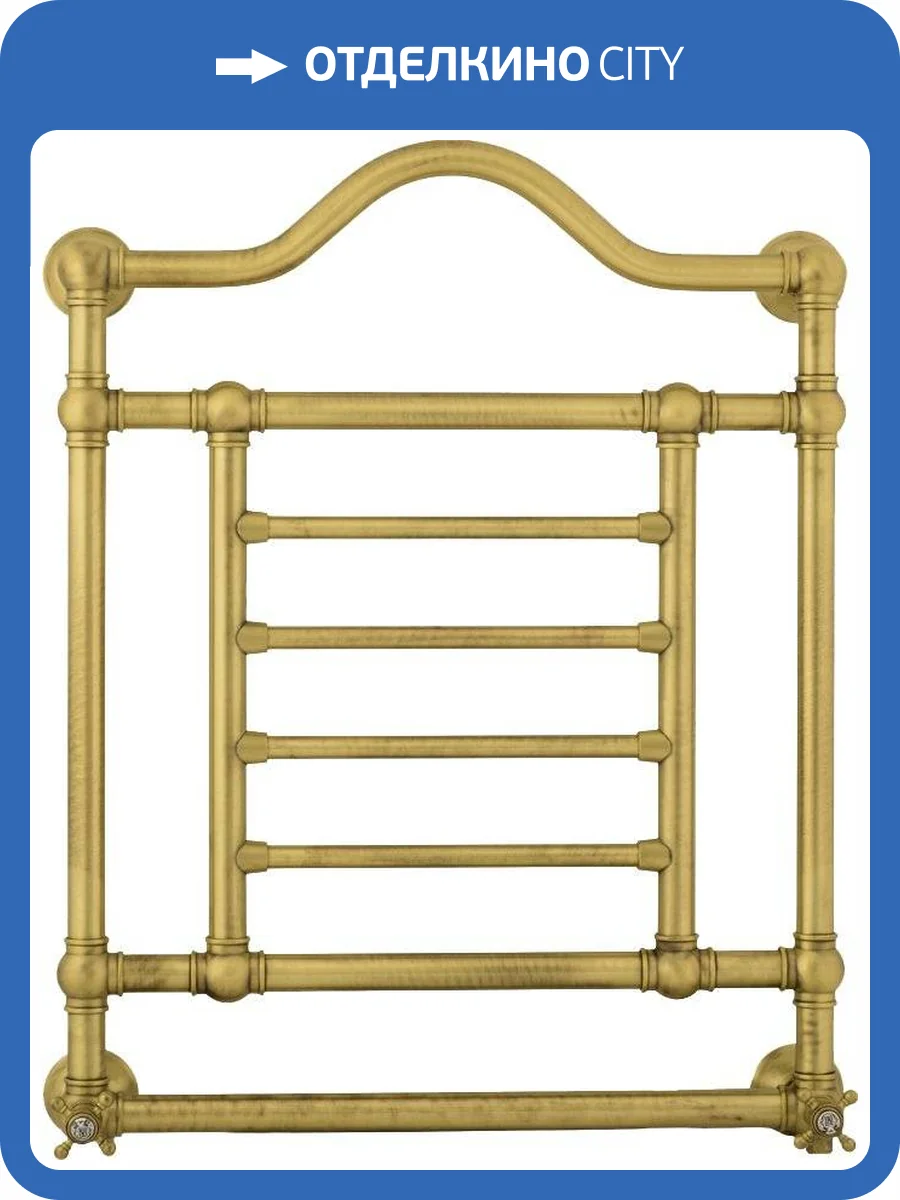 Полотенцесушитель электрический Migliore Edward 22634 85x68 см, R, бронза фото 3