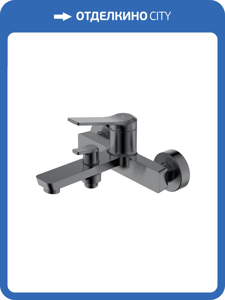 Смеситель для ванны Iddis Parker PARGM00i02WA графит матовый фото 23
