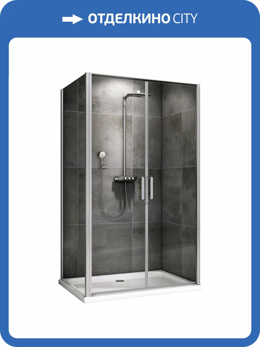 Душевой уголок Abber Sonnenstrand AG04100C-S75 Хром фото 5