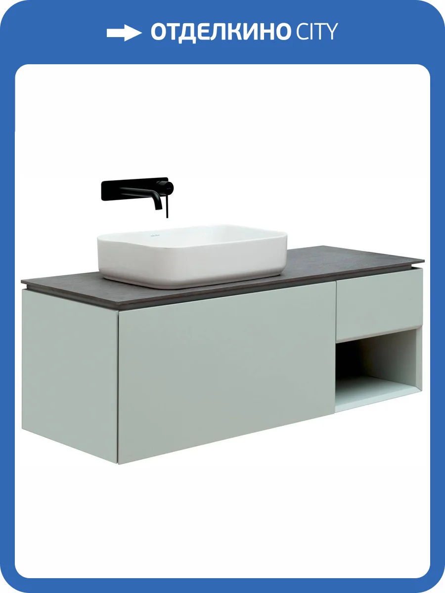 Тумба под раковину Allen Brau Infinity 120 L 1+1 1.21006.PWM Папирус матовый фото 11