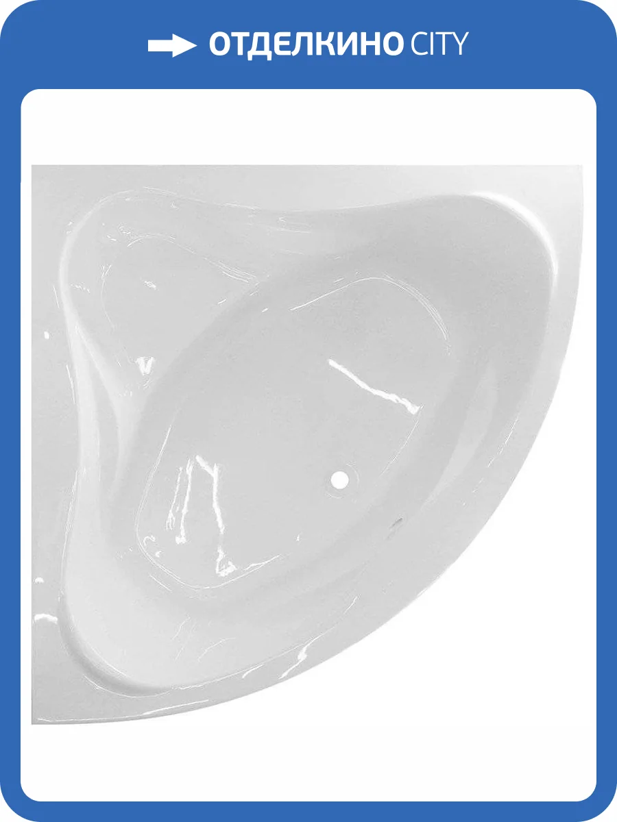 Ванна из искусственного камня Эстет Аврора 140x140 с ножками фото 7