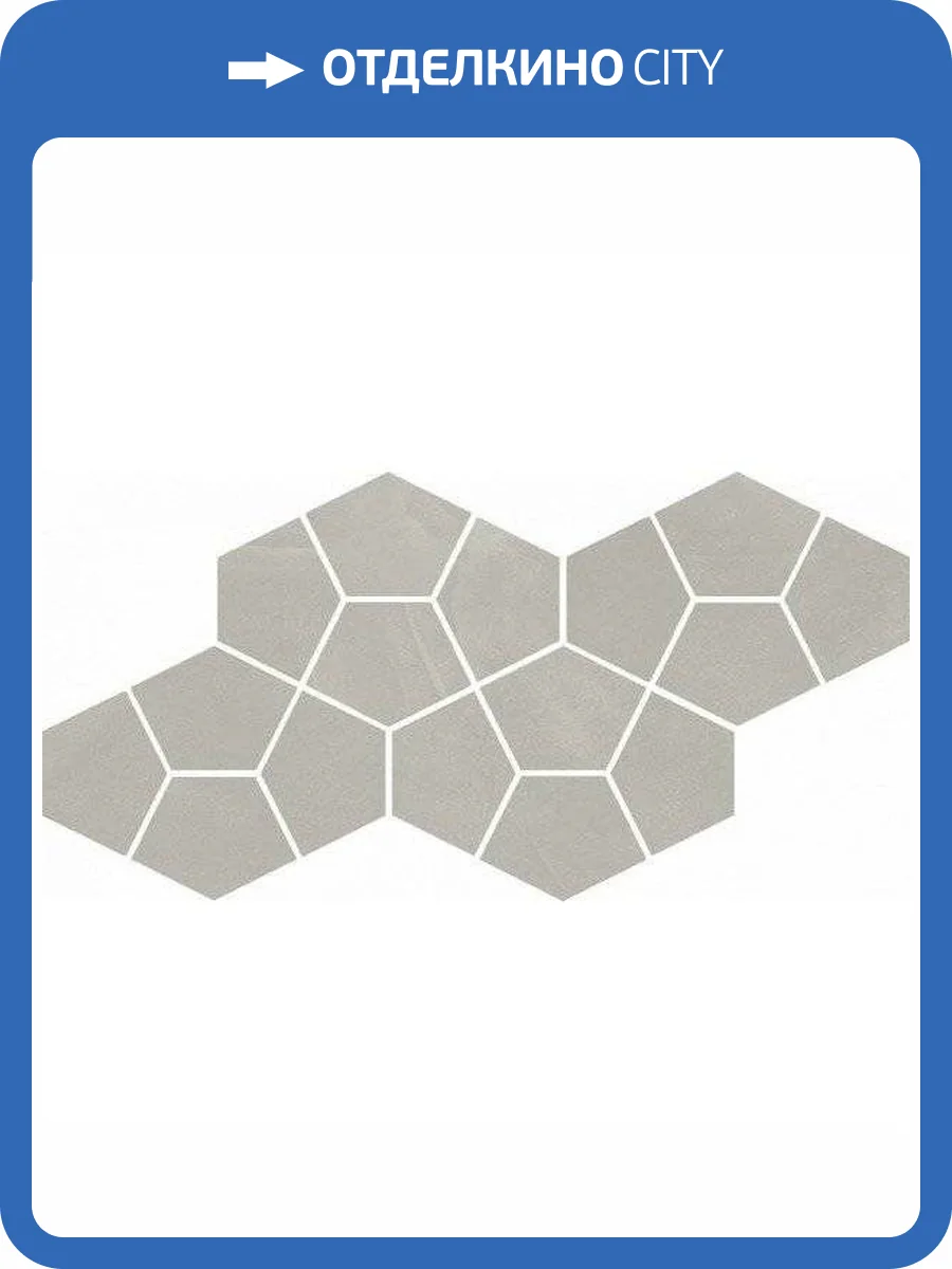 Мозаика Italon Continuum 620110000183 Silver Mosaico Prism 20.5x41.3 фото 2