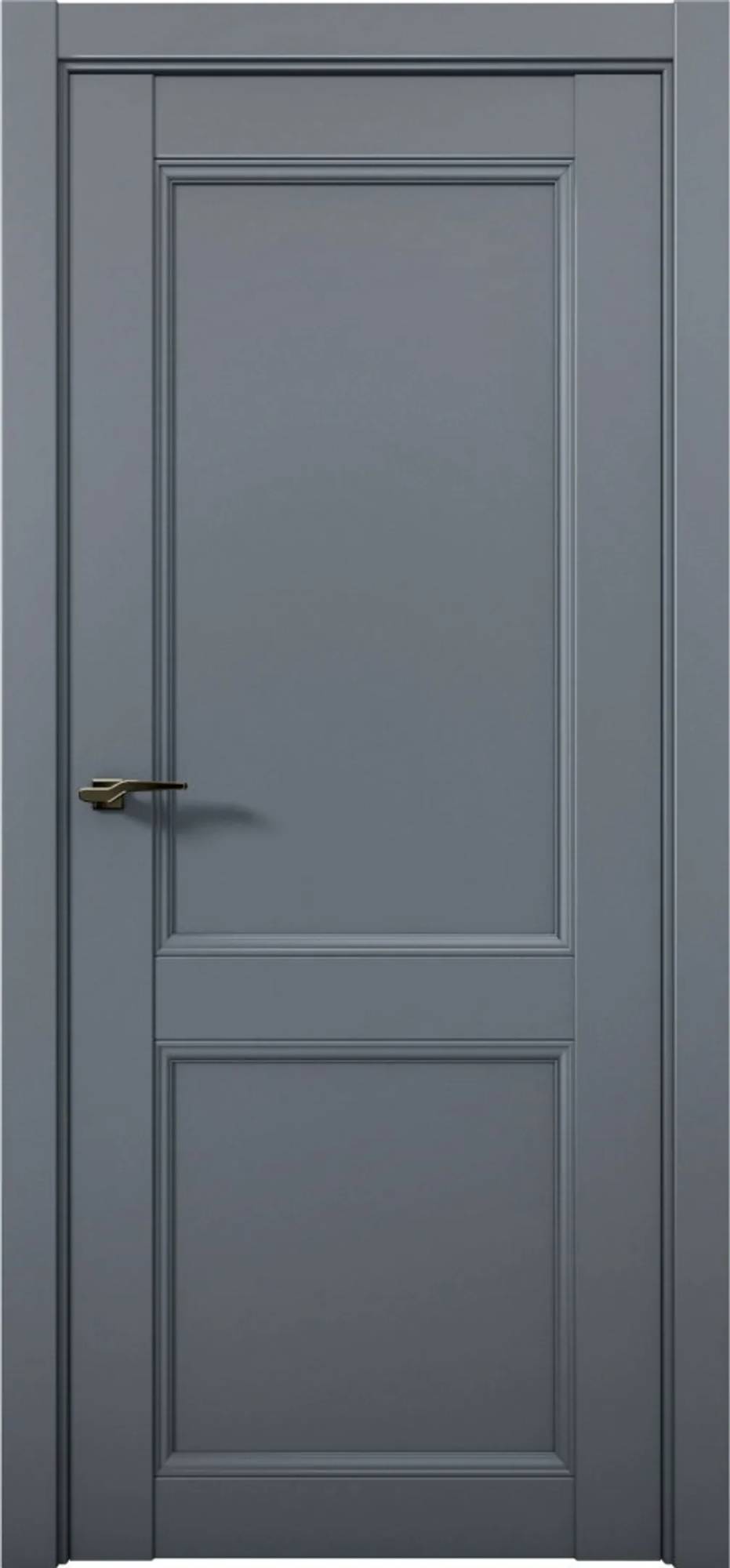 Межкомнатная дверь глухая Brandoors Prime B25 Полотно Антрацит 2000х900