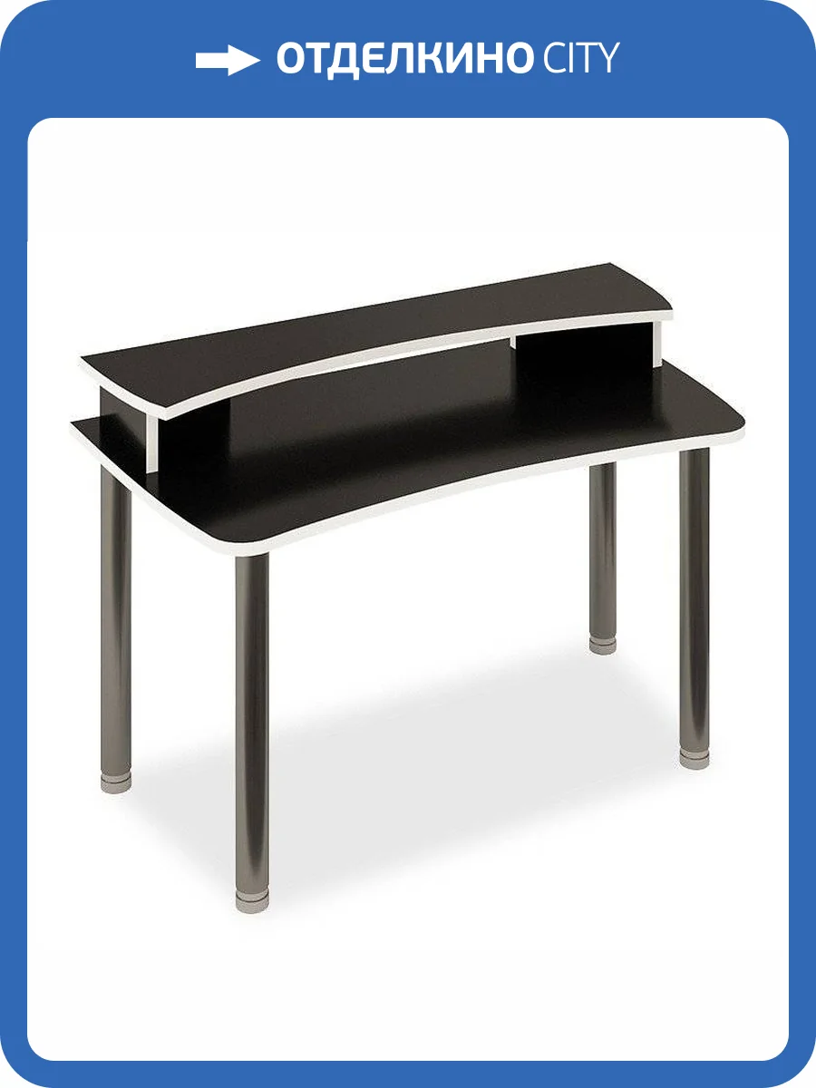 Стол офисный Merdes Домино Lite MER_SKL-Soft140MO-NKIL140-CHBE фото 3