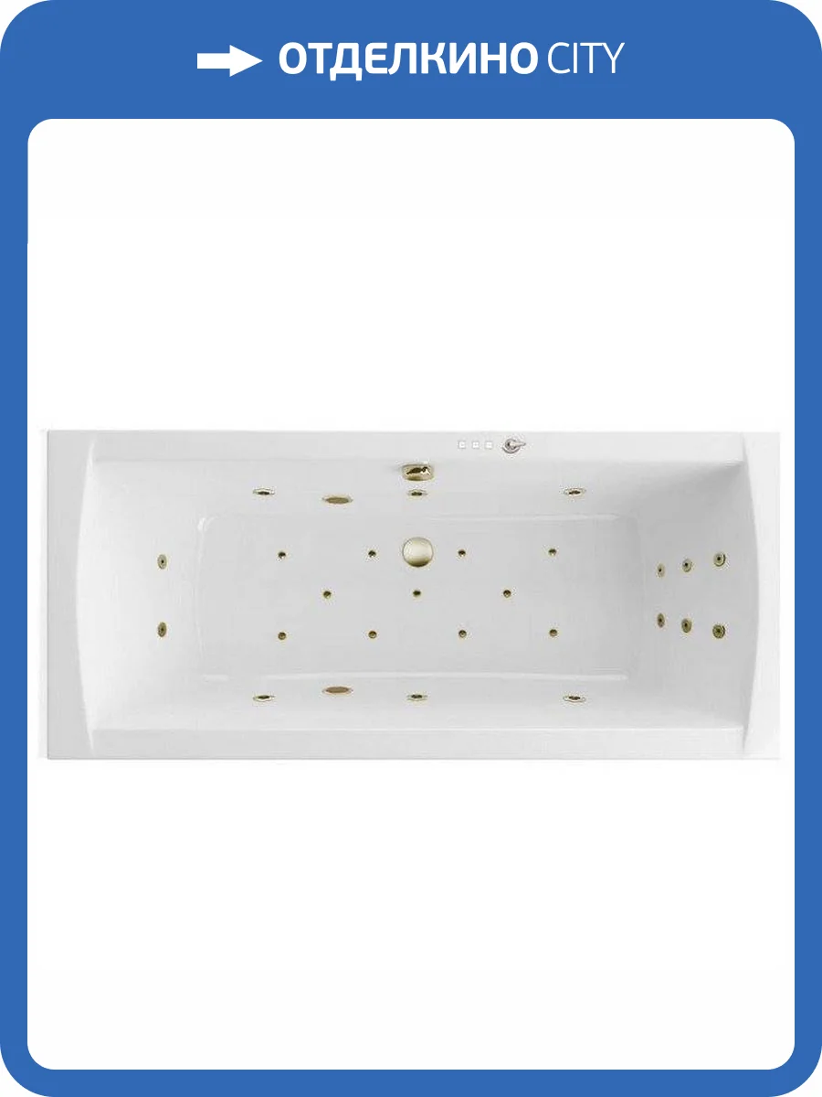 Акриловая ванна Excellent Aquaria Lux ULTRA WAEX.AQU18.ULTRA.BR 180x80 бронза фото 4