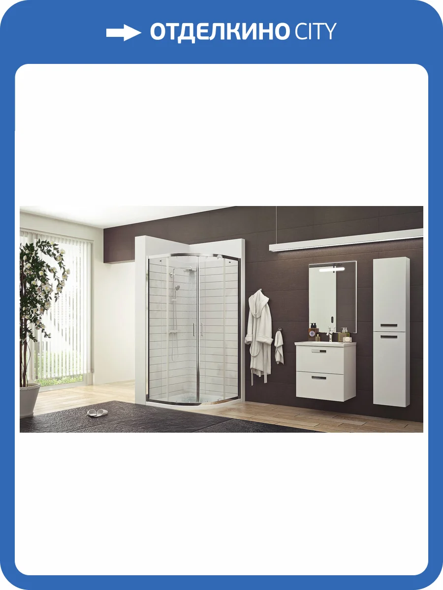 Душевой уголок Timo 601 Clean Glass профиль хром, стекло прозрачное, 100x100x190 фото 9