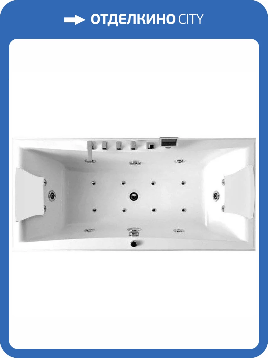 Акриловая ванна Gemy G9076 K 175x80 фото 6