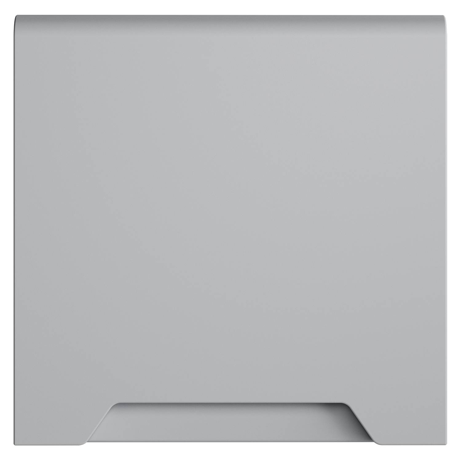 Лицевая панель для розетки с заземлением, шторками и крышкой Voltum S70 VLS000816 серый фото 2