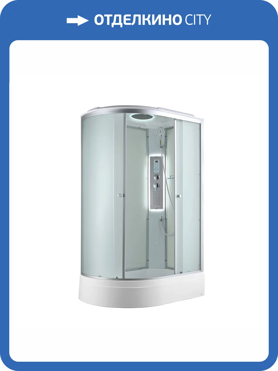 Душевая кабина AvaCan C3012RLED с подсветкой, 120x80x215 фото 20