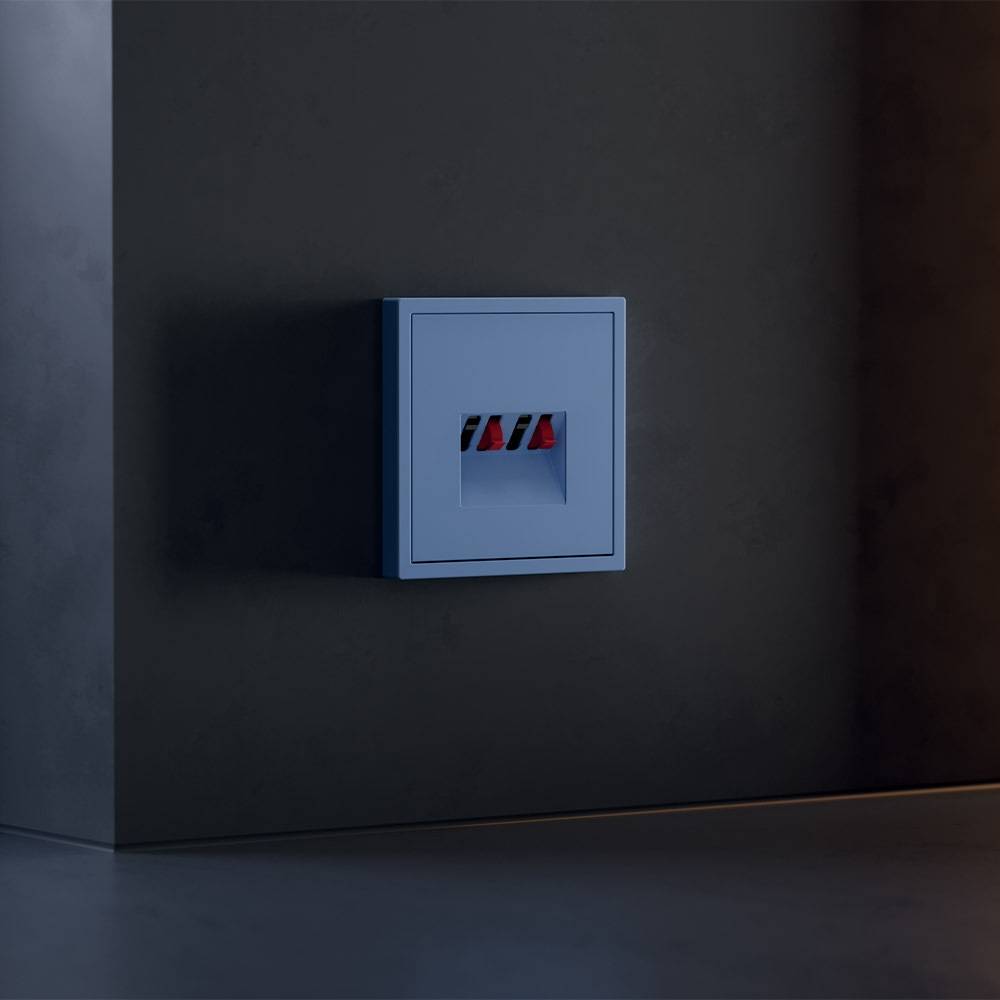 Лицевая панель для акустической розетки Voltum S70 VLS001515 деним фото 2