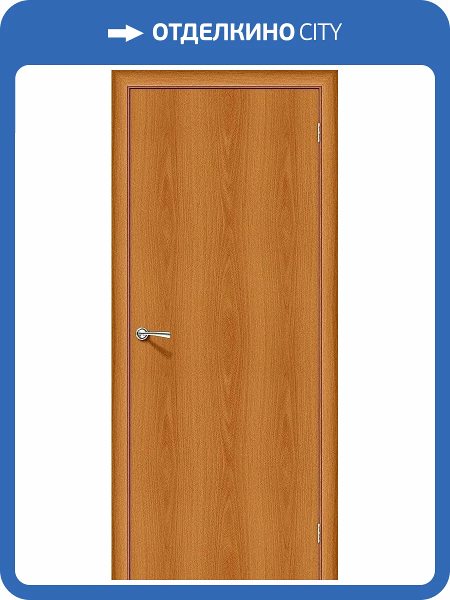 Межкомнатная дверь Bravo 092-0499 Гост-0 Л-12 МиланОрех 190x55 фото 2