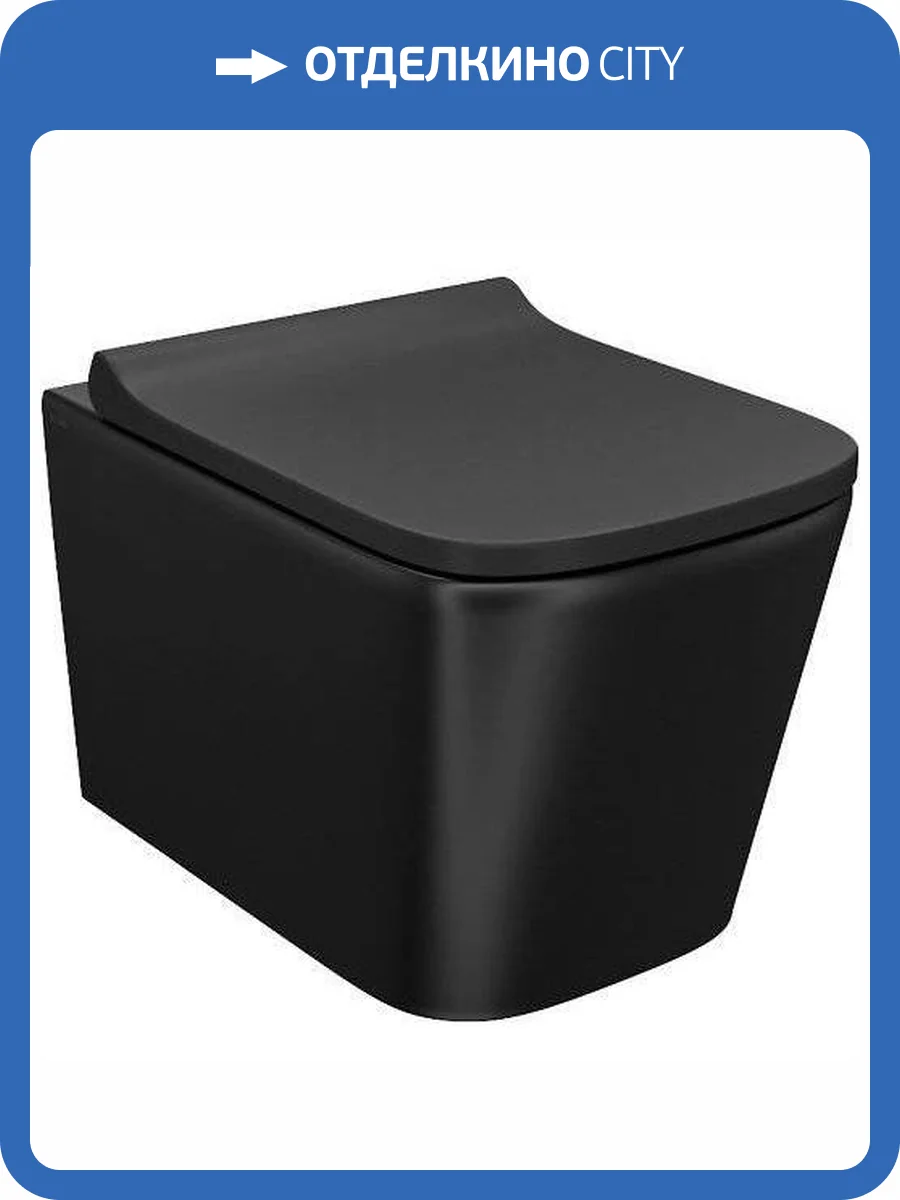 Унитаз подвесной Iddis Bild BILR2BMi25 безободковый, с крышкой-сиденьем микролифт фото 9