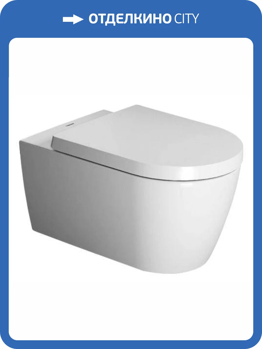 Чаша для унитаза подвесного Duravit ME by Starck 2529090000 rimless фото 6