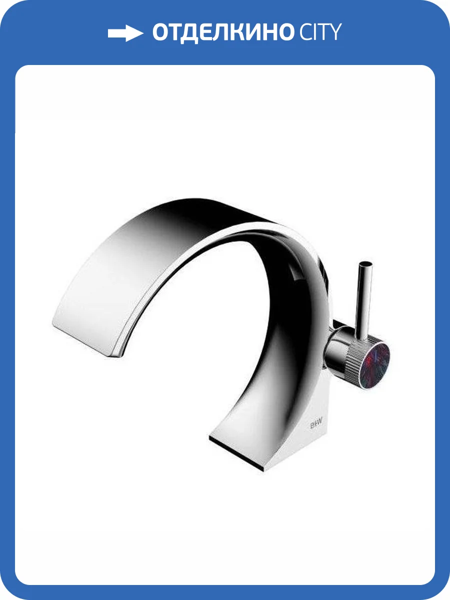 Смеситель для раковины Black&White GF-7106-C хром фото 3