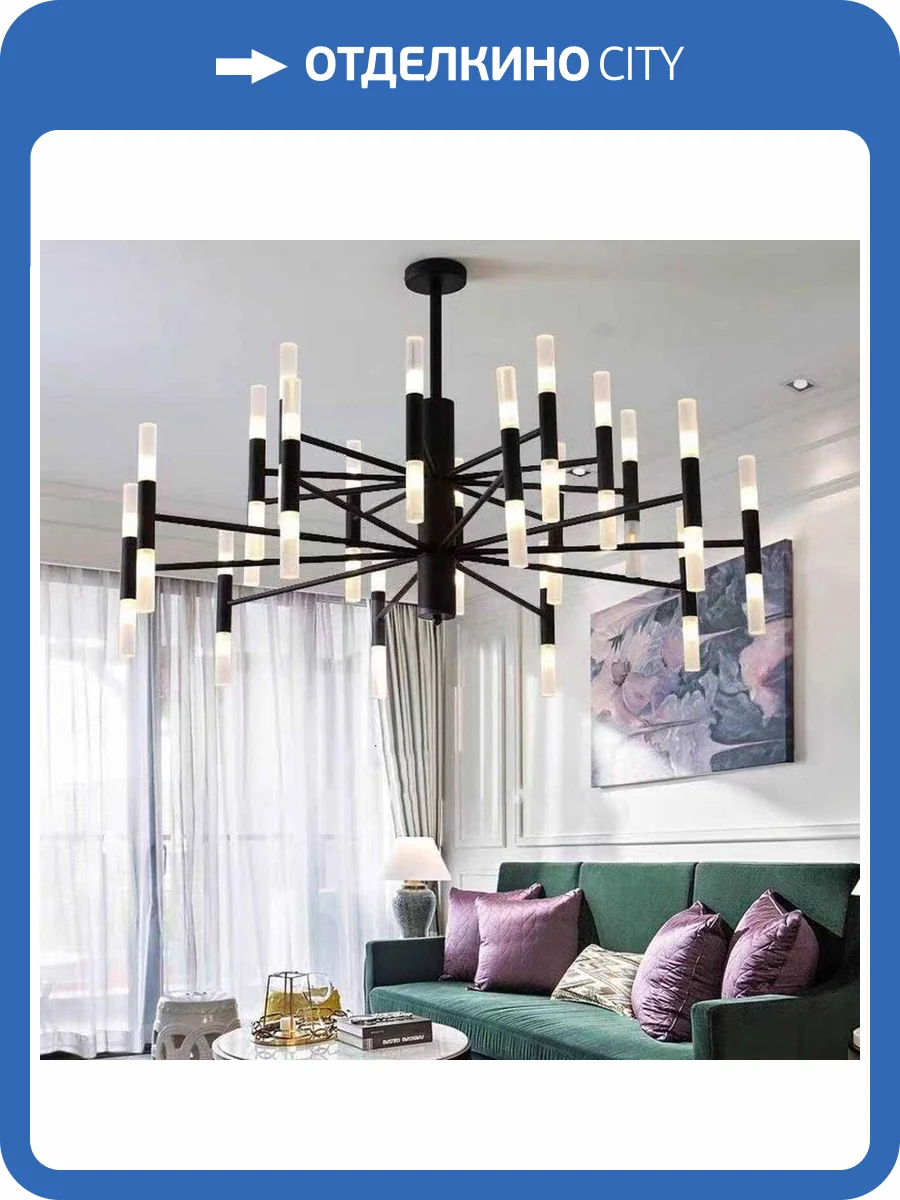 Люстра подвесная Alfa Light F2024-24 фото 2