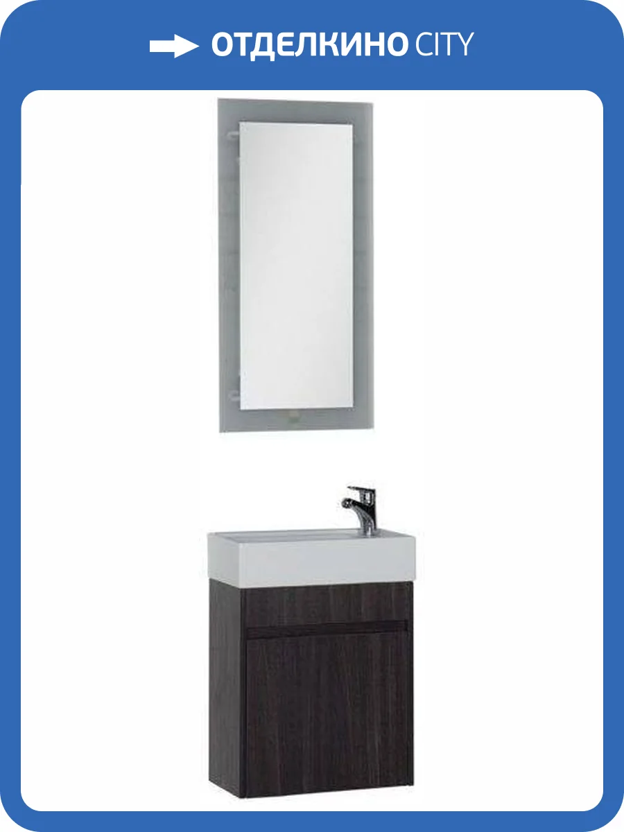 Мебель для ванной Aquanet Лидс 50 183170 эвкалипт мистери, 1560x505x265 фото 11