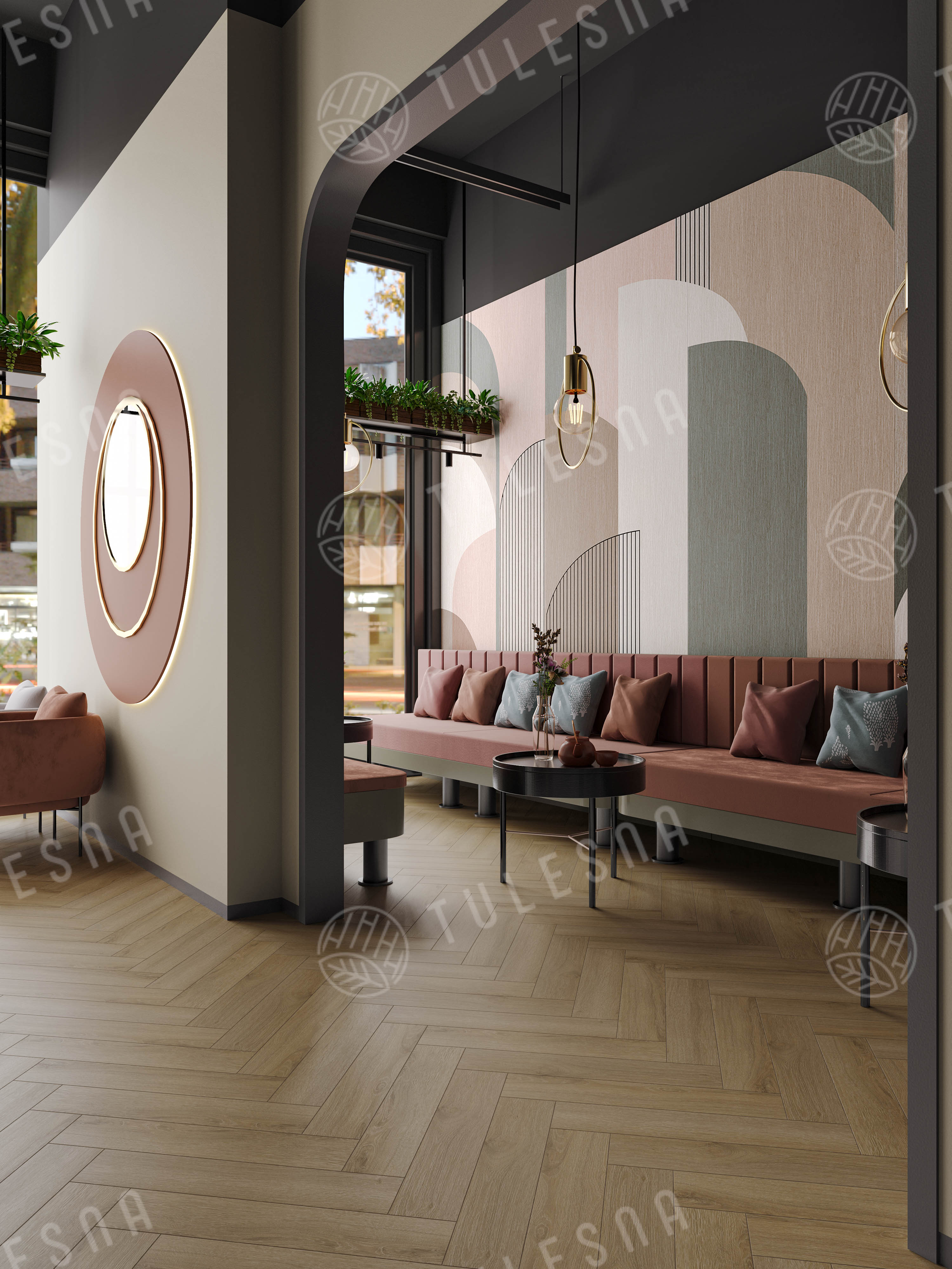Ламинат Tulesna Селена Паркет (Selene Parquet) 8/33 4V LF503-25 Рила 121x605 фото 3