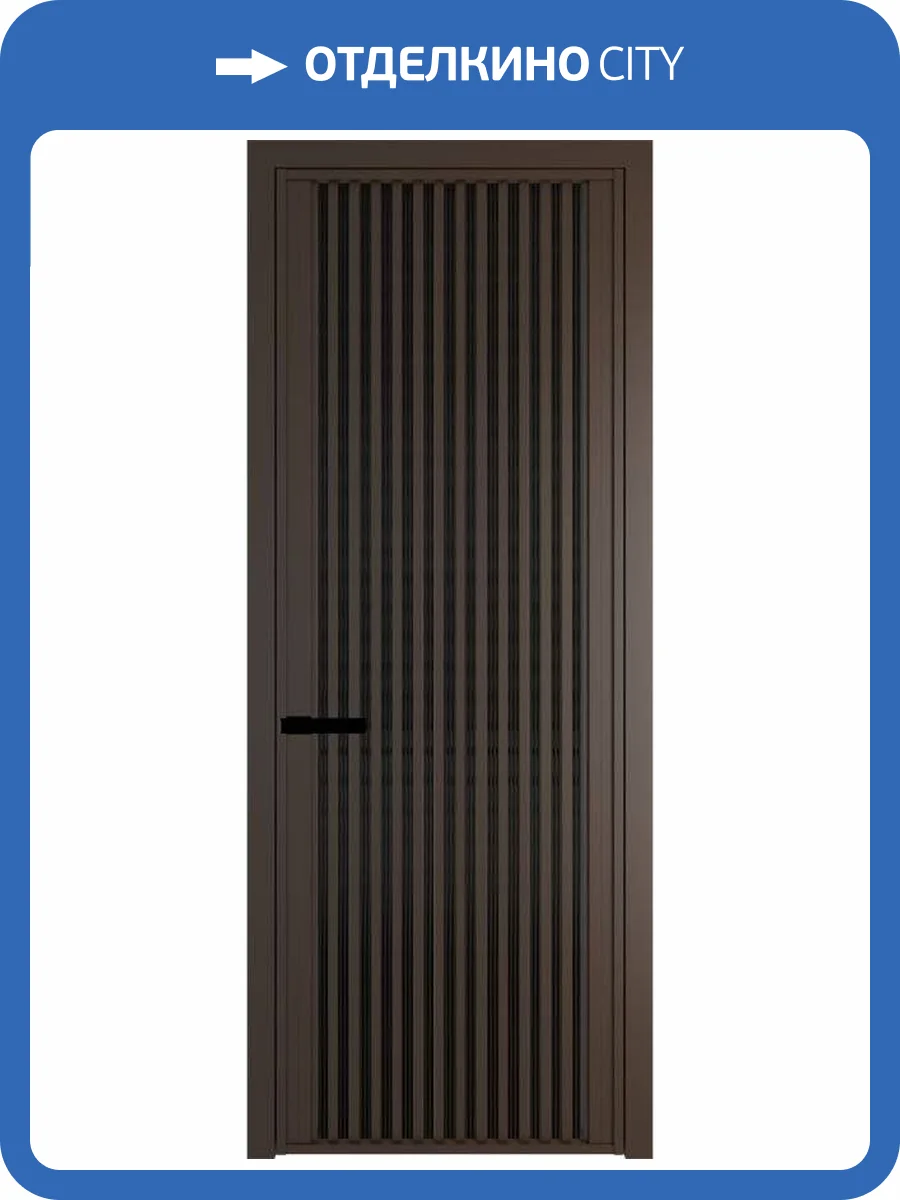 Межкомнатная дверь Profil Doors 3 AGP цвет профиля Деорэ, стекло безопасное 6 мм мору черный 700x2000 фото 2