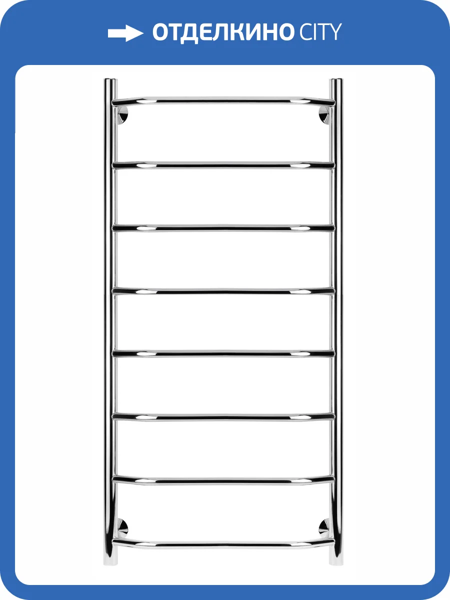 Полотенцесушитель водяной Secado Агата 4603759405063 1 100x60, хром, с комплектом подключения фото 3