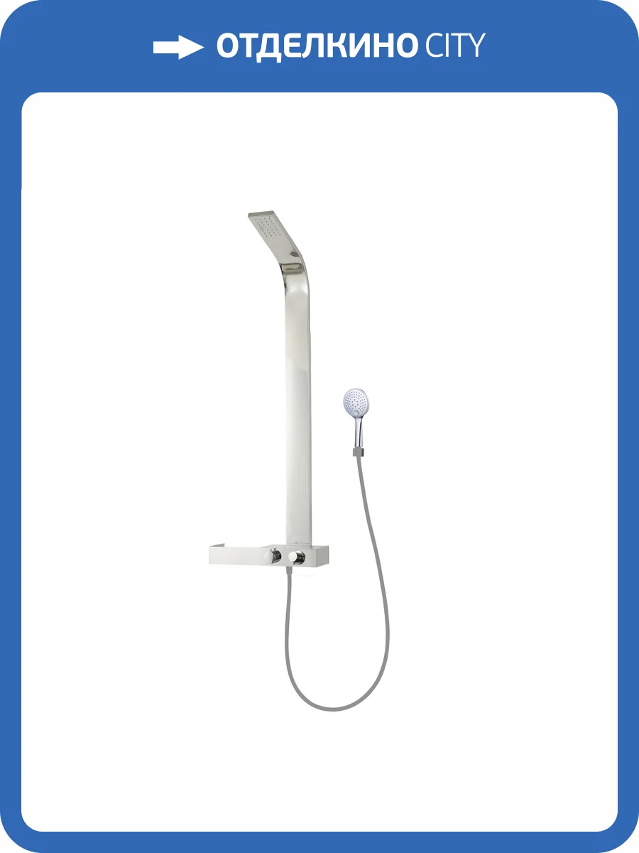 Душевая стойка Taliente TA-G-TS1301C сталь фото 4