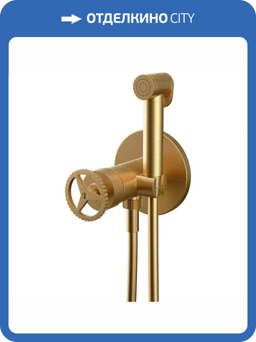 Гигиенический душ Remer Chrono CH65WBG золотой брашированный фото 3