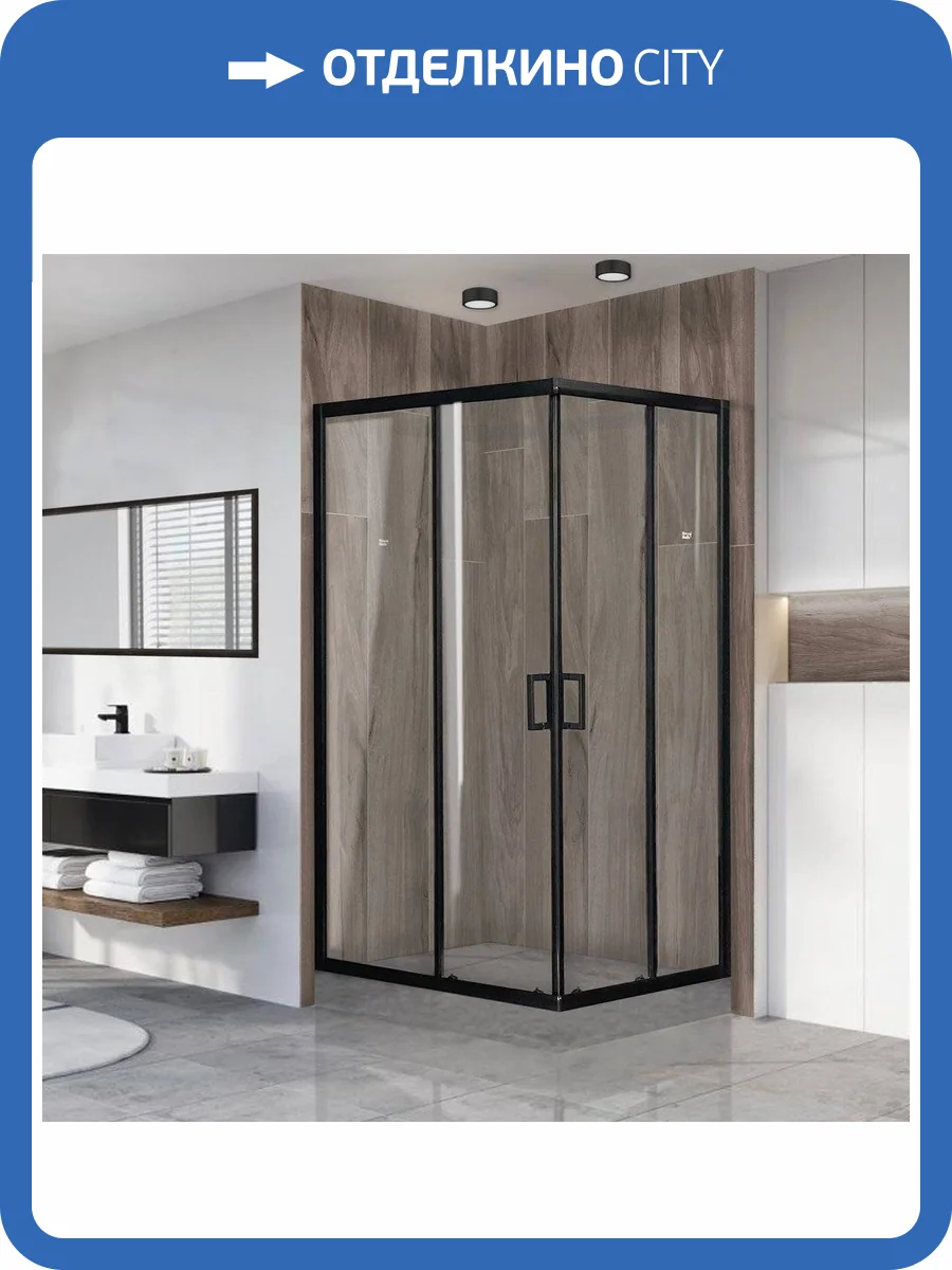 Душевой уголок Royal Bath HPD RB8100HPD-T-BL 100x80 фото 6