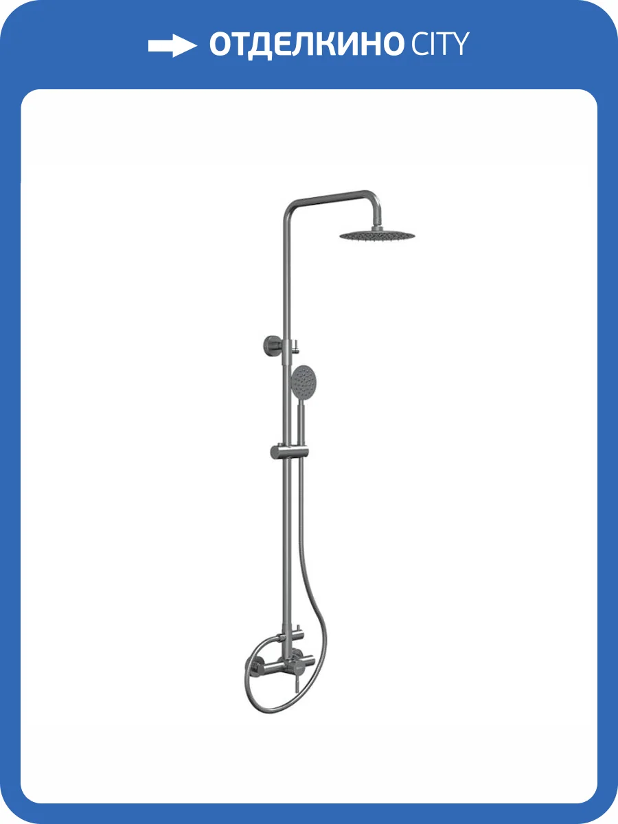 Душевая стойка Knotlor Streamline SS-06/1 сатин фото 11