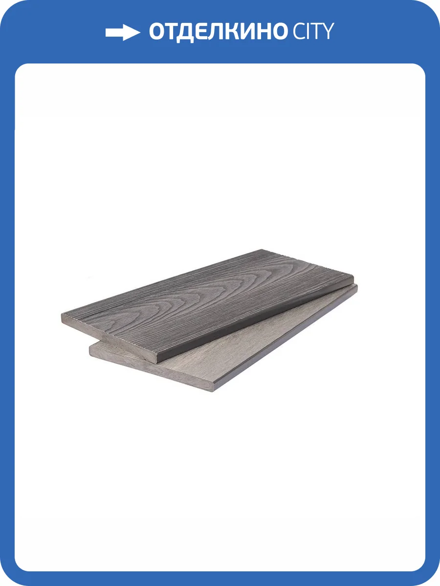 Универсальная доска Polivan Group Denpasar (Денпасар) ДПК 3D (Текстура дерева) Светло-Серый 2900x140x11 фото 2