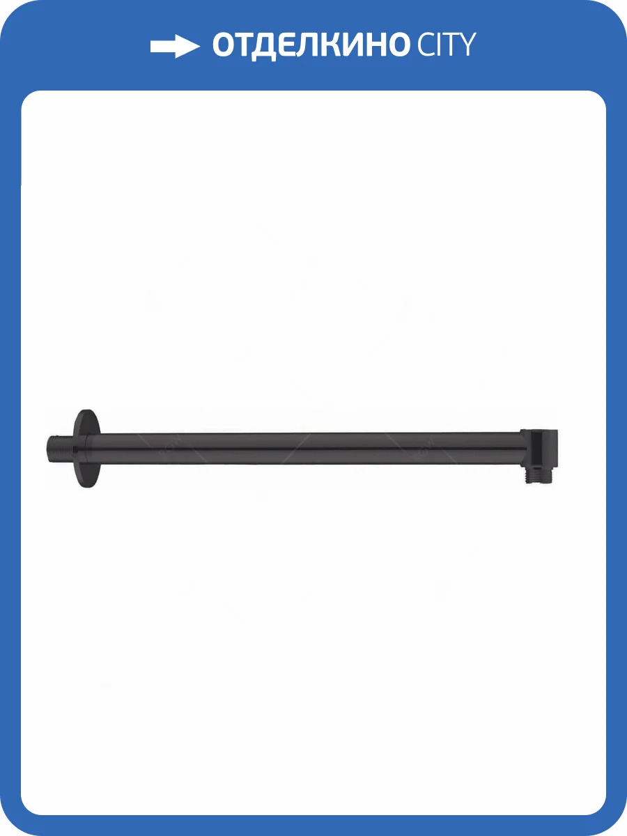 Кронштейн для верхнего душа RGW Shower Panels 21140421-04 SP-121B 1/2", черный, 360 мм фото 3