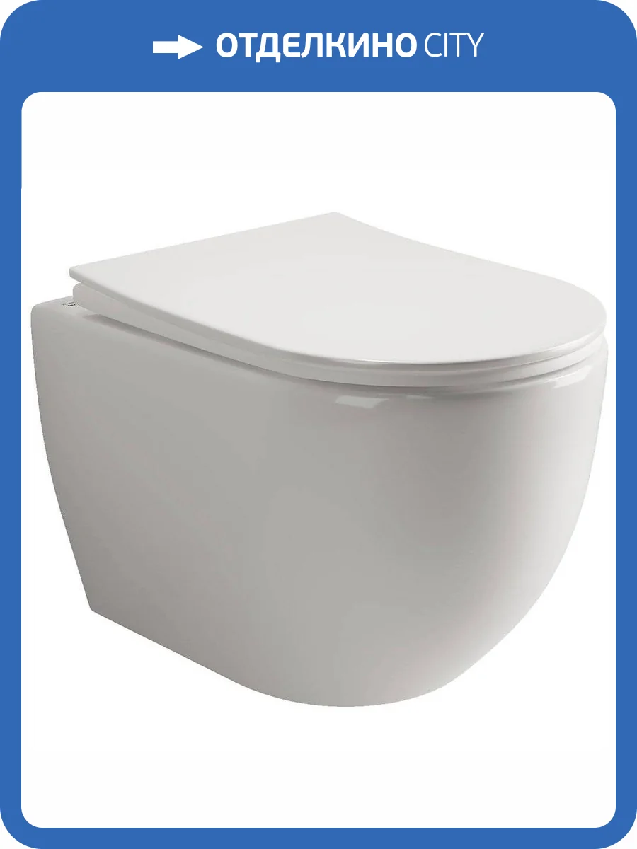 Унитаз подвесной Ceramica Nova Mia CN1805 Rimless фото 12