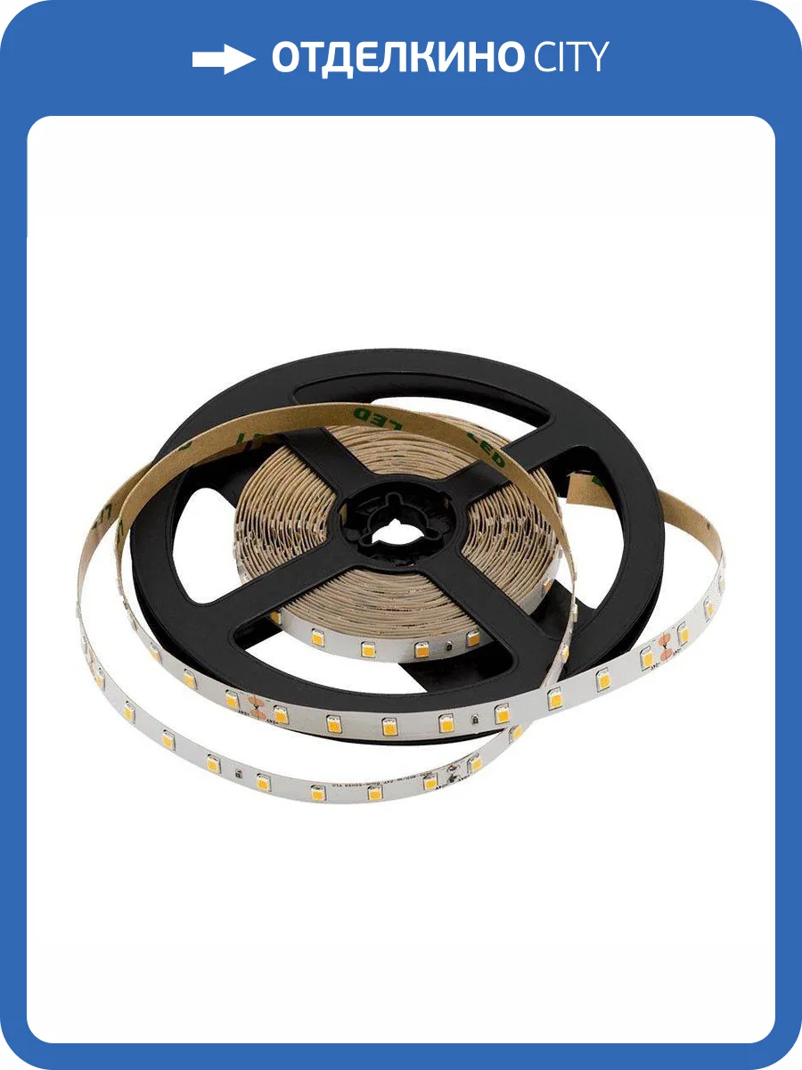 Светодиодная лента SWG 7,2W/m 80LED/m 2835SMD теплый белый 5M 003596 фото 6