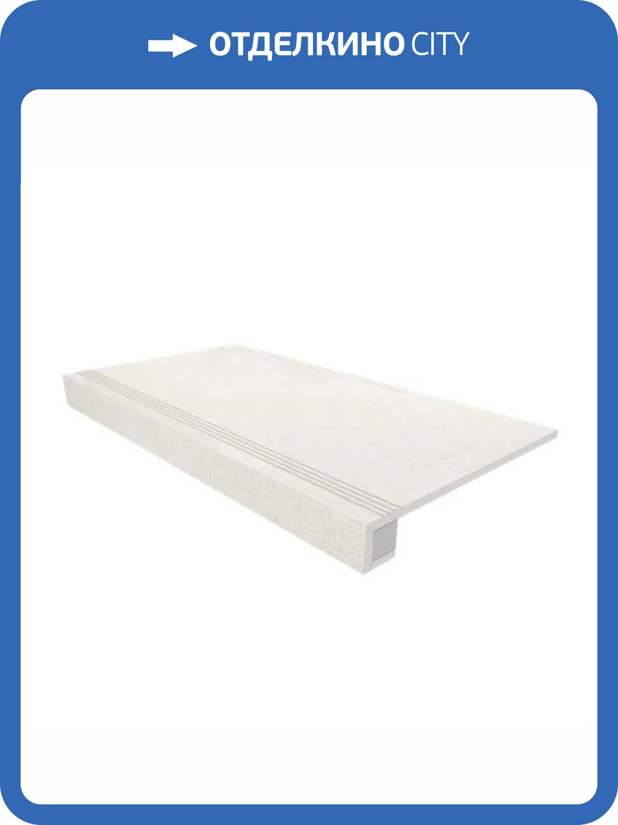 Ступень Estima Terra 39609 Белый 33x120 + Подступенок 14.5x120 фото 2