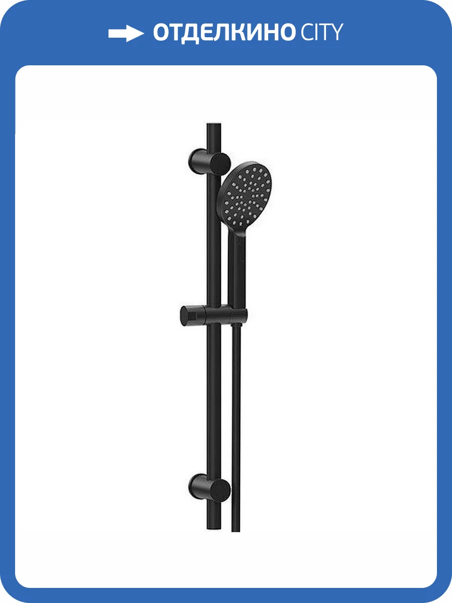 Душевая стойка Remer 317ID8MPNO черная матовая фото 2